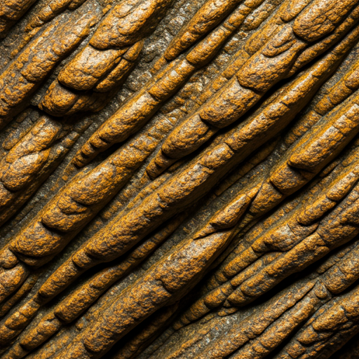 带潮土气息的湿润矿物石灰岩微距