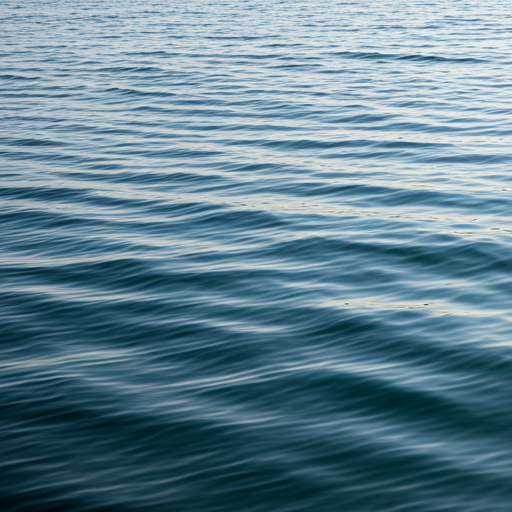海水微距涟漪