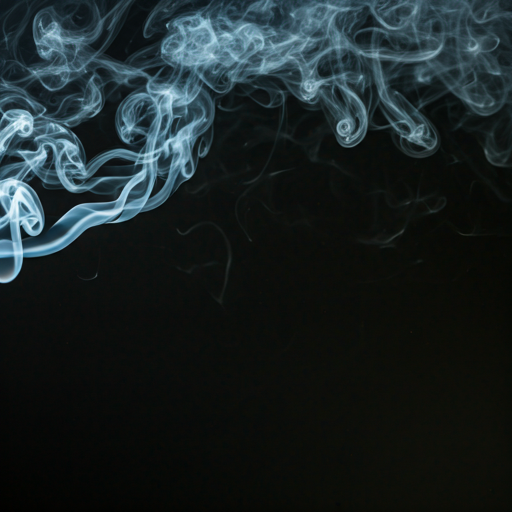 淡灰线香烟缕的专业拍摄